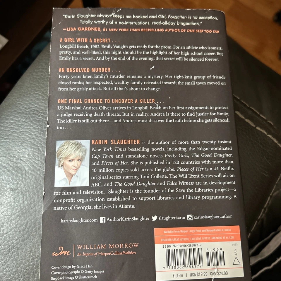 Girl, Forgotten: A Novel - Paperback By Slaughter, Karin - VERY GOOD — 第 3/4 张图片