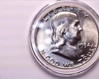 1954 Silver Franklin Half Dollar  Choice BU  - Very Nice, *Silver on the Rise*