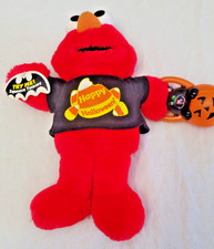 Vintage Elmo Fisher Price Halloween Talking Doll Pumpkin 2000 Plush Testd workig