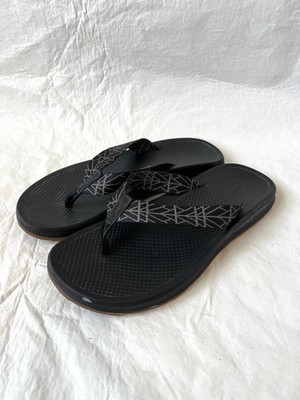 Chaco sandals flip flop black gray geometric mens 11 Playa Pro Web sandals