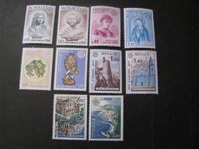 Monaco Stamp 5 Assorted Sets from 1974-1978 Lot 2...Free International Shipping!