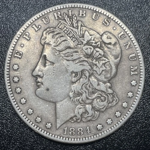 1884-S Morgan Silver Dollar $1 XF Extra Fine Better Date Coin Original