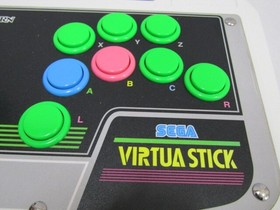 SEGA HSS-0136 Virtua Stick Arcade Controller Sega Saturn Near Mint JAPAN