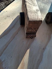 Wooden Handcrafted Toy Cars Set of 3 Blue and Natural Finish