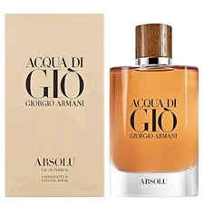 Acqua Di Gio Absolu by Giorgio Armani 4.2 oz / 125ml EDP Cologne Men New In Box
