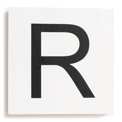 Stiles Letter Tiles, Wall Decor, Wooden Crossword Letters for Living Room, Di...