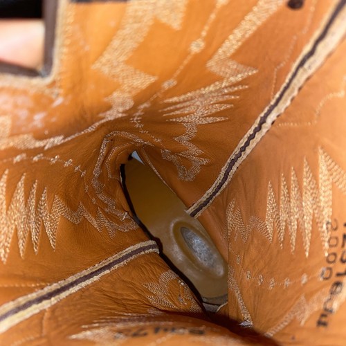 Lucchese Women’s Ostrich Dolly Boot Brown US Size 7 US - Picture 11 of 13