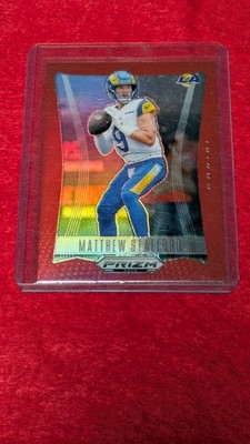 Matthew Stafford 8 Card Collection Lot - Parallels, Inserts, Numbered/199 Deca 