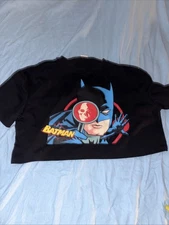 DC Comics Batman Romwe Classic Women’s Unisex Men’s Crop Top 10/10 Condition
