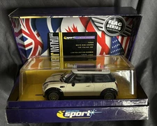 SCALEXTRIC SPORT C2540A MINI COOPER 'THE ITALIAN JOB' WHITE BMW