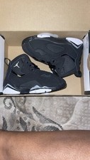 Kids Nike Air Jordan True Flight TD Black White Shoe Sneaker Trainer 343797 010