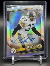Carnell Lake Pittsburgh Steelers 2025 Panini Prizm #252 Silver Auto
