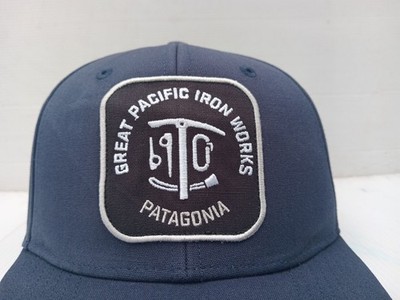 Patagonia Great Pacific Iron Works Hat Cap Baseball Navy Snapback