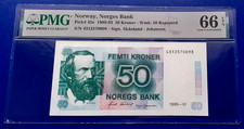 NORWEGEN. 50 Kroner 1993 P.42e PMG MS-66 EPQ