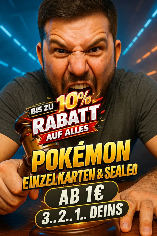 BIS ZU 10% RABATT AUF ALLES // Pokémon Einzelkarten & Sealed ab 1€