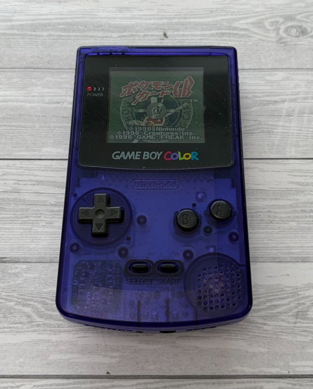 Nintendo Game Boy Color Atomic Purple Console Tested Working CGB-001 Japan