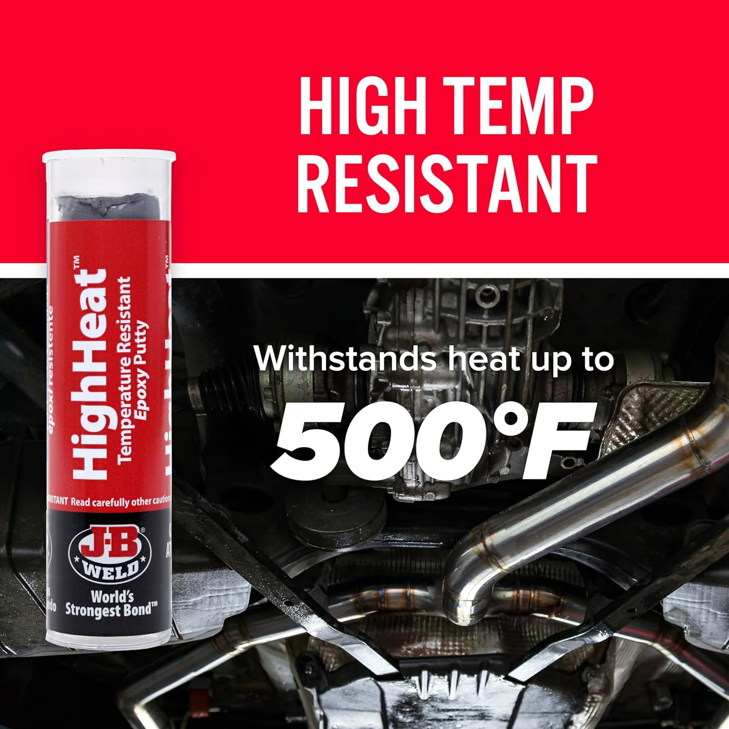 8297 Highheat 500 Degree Epoxy Putty Stick - 2 Oz. , Grey