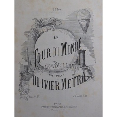 METRA Olivier Die Weltreise Klavier 19. Jahrhundert