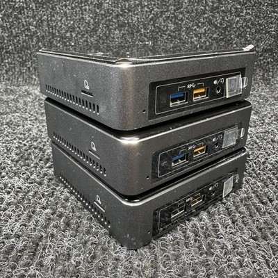 LOT OF 3 Intel NUC Mini PC NUC7I3BNK Intel Core i3-7100U NO RAM/SSD/AC - PC ONLY