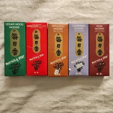 5X Japanese Joss Sticks Nippon Kodo 5 Mixed Scents Incense 1000 Sticks NEW