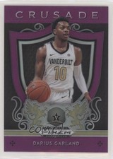 2019-20 Panini Prizm Draft Picks Crusade Purple Prizm Darius Garland #23 6fs