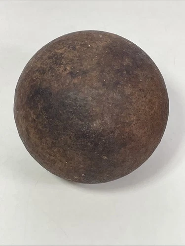 NICE--ORIGINAL Antique Cannon Ball (12 Lbs)  3 4.5 ” Diameter Civil War Era