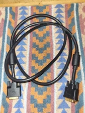 DVI-D Dual Link Cable 6ft Male-to-Male – High Speed Monitor/PC Video Cord