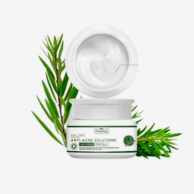 Cream Day Tea Tree Acne Uva Uvb SPF30 PA+++ Plantnery Moisturizing Oz 50g.