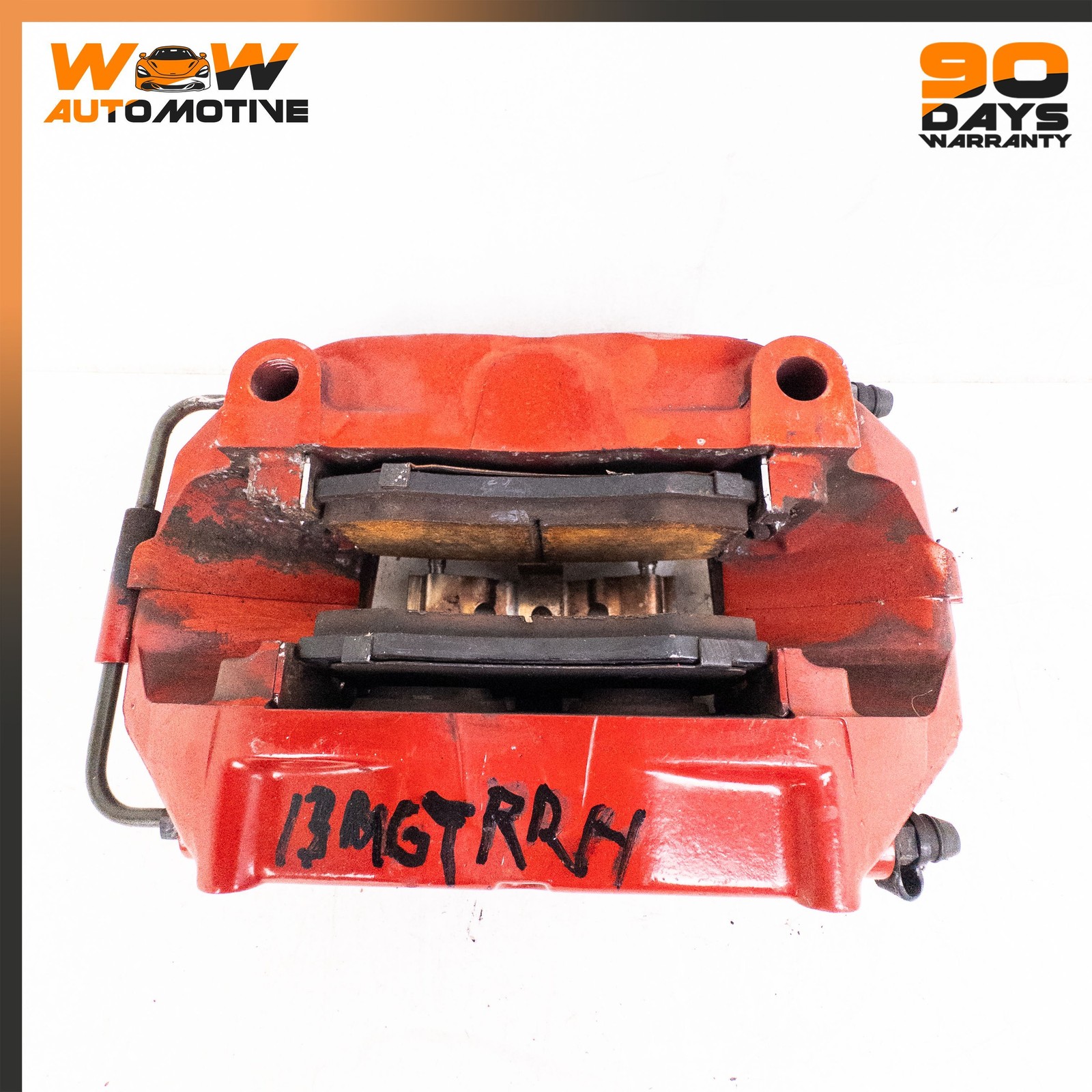 03-19 MASERATI GRANTURISMO S REAR RIGHT LEFT BRAKE CALIPER ASSEMBLY RED SET OEM