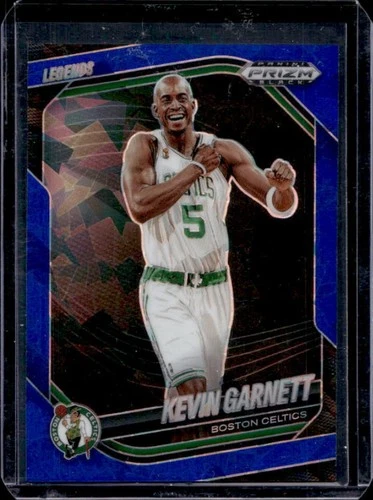 2024-25 Panini Prizm Black Kevin Garnett Legends Blue Ice Prizm #/125 Celtics
