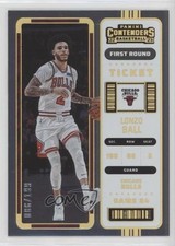 2022-23 Panini Contenders 1st Round Ticket 86/199 Lonzo Ball #34 08ee