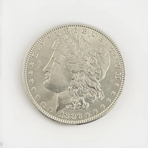 1886 BU GEM MORGAN SILVER DOLLAR UNC MS+++ U.S. MINT COIN. So Nice! Free Ship