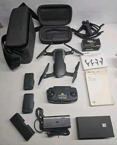DJI Mavic Air Fly More Combo - Foldable, Pocket-Portable Drone -Onyx Black Drone