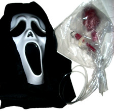 Scream 7 Movie Ghostface Lives Halloween Mask Heart Pumping Blood Apr-Jun 2024