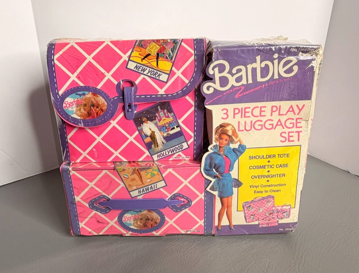 Coffret Barbie On The Go Travel Suite (1989) – Mattel, Scellé D'origine, Vintage