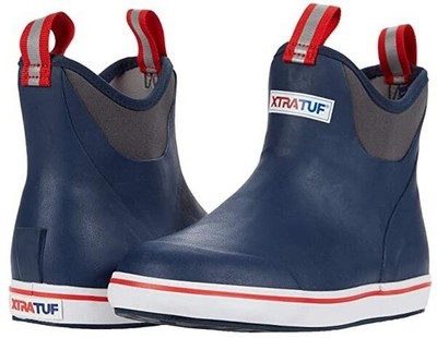 Xtratuf Performance Series 6 Size 14 Men's Boot - Navy/Red / Rubber/Fishing Boot