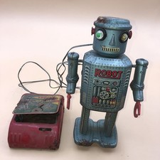 Vintage Showa Retro Masudaya Tin Toy R-35 Robot from japan