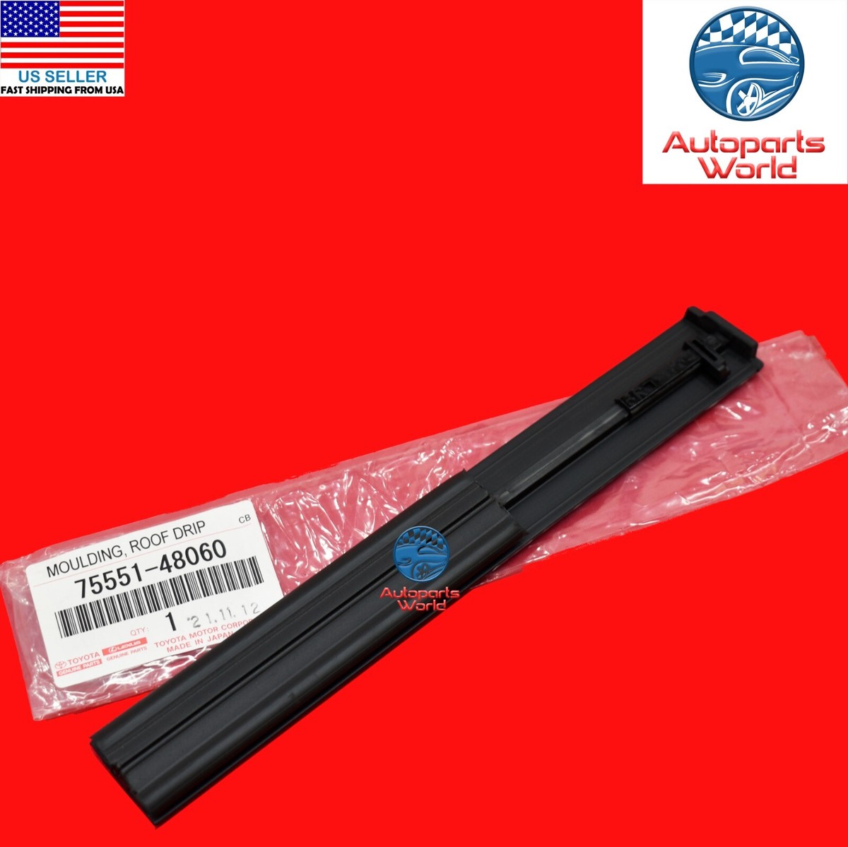 GENUINE OEM LEXUS 10-15 RX350 RX450h RIGHT FRONT ROOF DRIP MOLDING