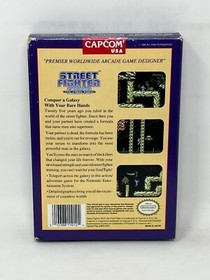 NES Nintendo - Street Fighter 2010 The Final Fight - CIB Complete w/ Poster