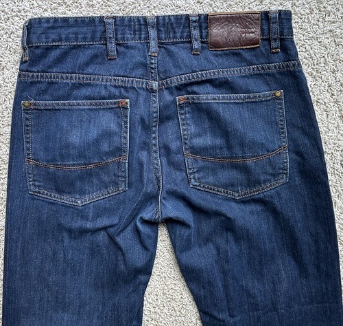 Men’s Ted Baker Dark Blue Straight Leg Jeans Size 30 - Picture 4 of 5