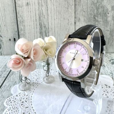 Burberry Bu7105 Analog Quartz Women Battery Replaced Silver Vintage  488433866