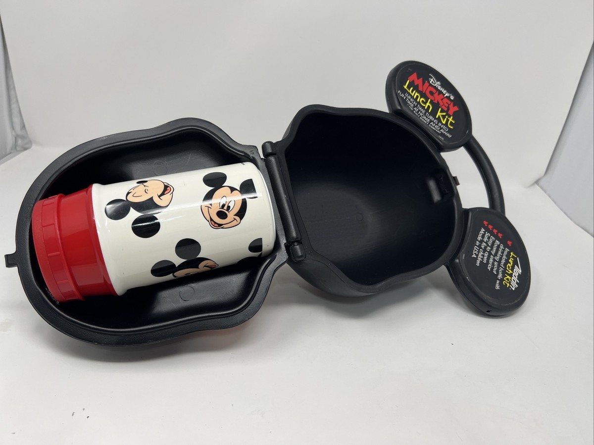 Aladdin Mickey Lunch Kit ミッキーマウス　1980年代 Vintage Mickey Mouse Head Lunch Box/ Aladdin Mickey Mouse