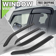 Tape-On Window Visor Shade Vent Sun Rain Deflector Guard fit 05-08 Dodge Magnum