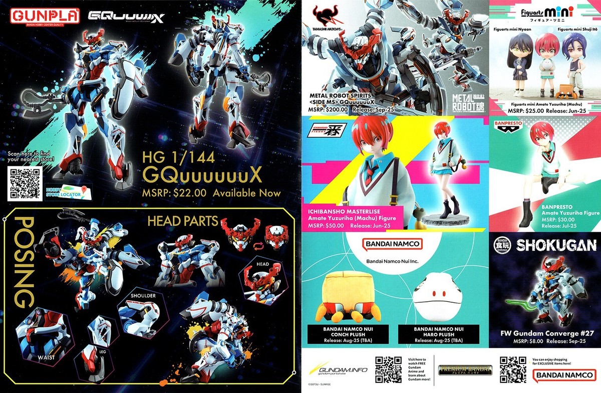 GUNDAM GQuuuuuuX BASE Promo COLLECTIBLE SET Headband TOTE