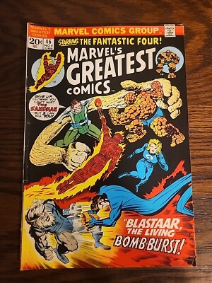 Marvel Comics Marvel's Greatest Comics November 1973 VOL#1 NO#46 Comic Book