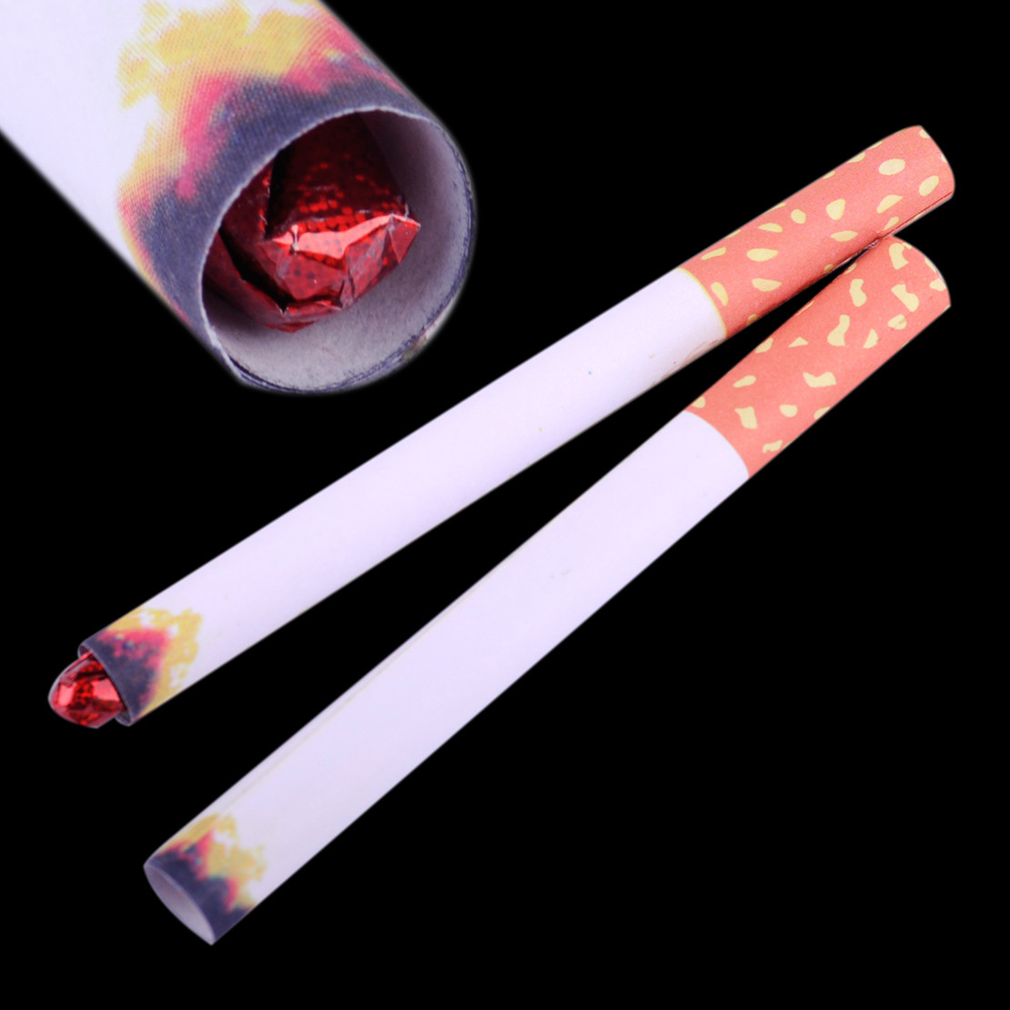 LQIOACU Fake Zigaretten Set - 6 Stück Täuschend Echte Spielzeug Zigaretten Für Partys & Fotos