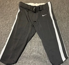 New NIKE Football Pants C13771-012 in Black/ White size Men's Size Lg  C22