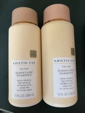 (2) Kristin Ess Hair Signature Salon Sulfate Free Shampoo 10oz