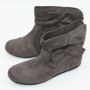 girls black boots size 2