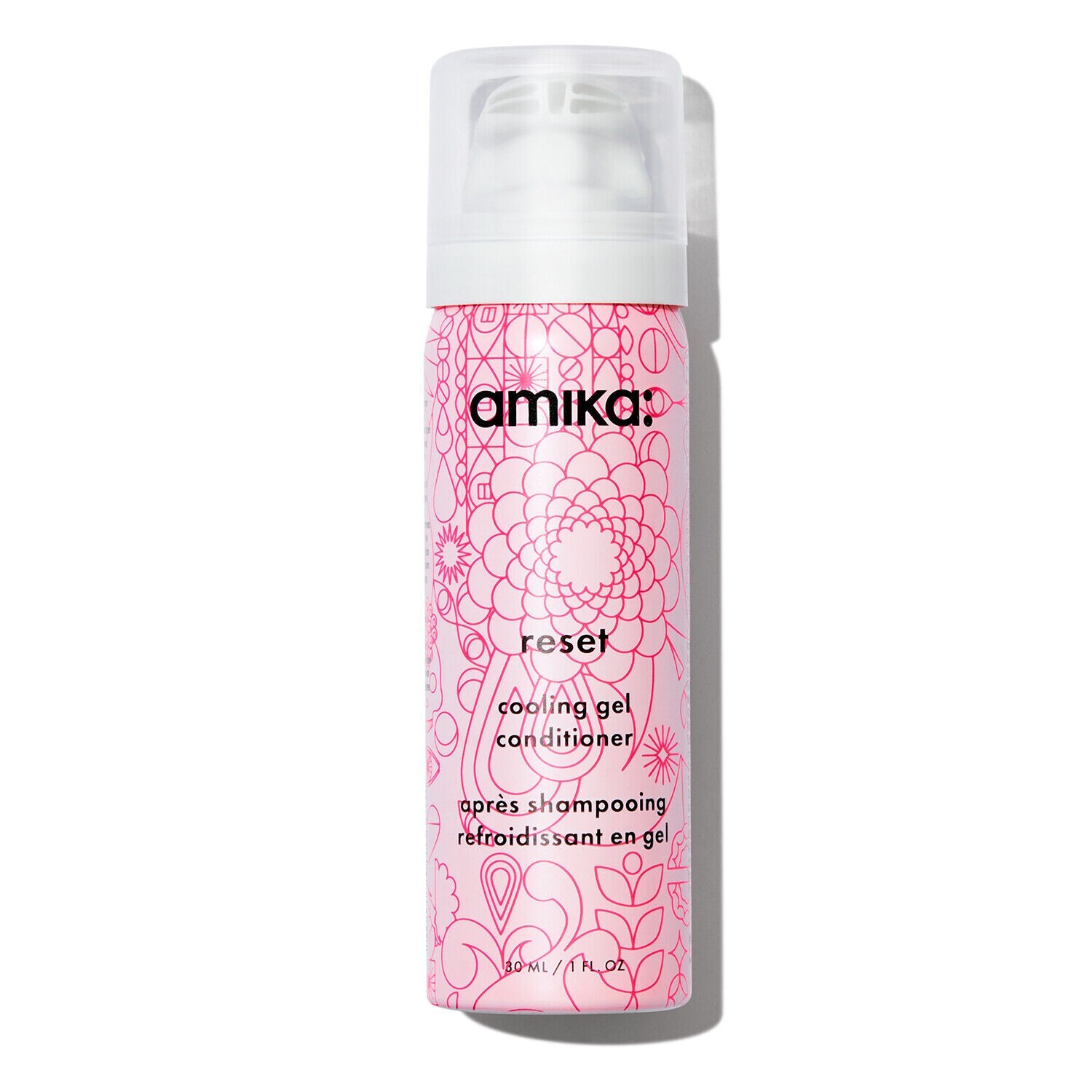 Охлаждающий гель-кондиционер для волос Amika Reset, 30 мл / 1 жидкая унция
